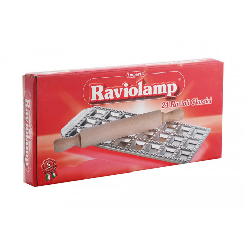 IMPERIA Ravioli classici — oblika za ravioli z valjčkom - 24 komor