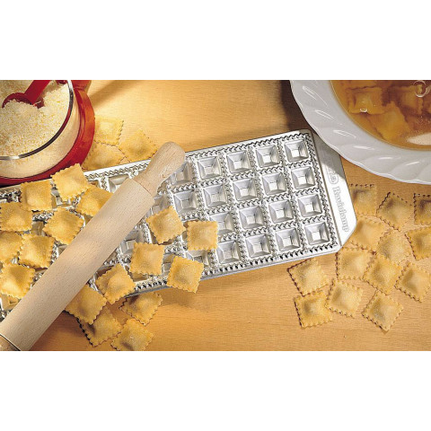 IMPERIA Ravioli da brodo kalup za ravioli z valjčkom - 44 delov