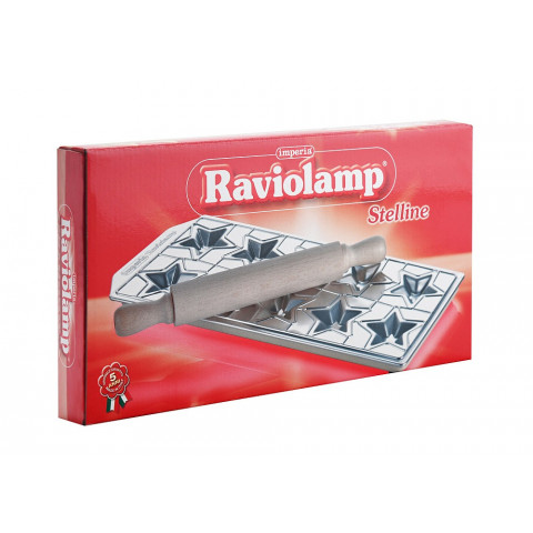 IMPERIA Ravioli Stelline kalup za ravioli z valjčkom - 10 vdolbin