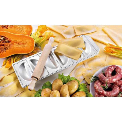 IMPERIA Panzerotti sorrisi model za ravioli z valjčkom - 6 prekatov