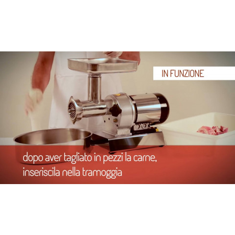 TRE SPADE TC-32 Inox 2HP mlin za meso, do 320 kg/uro DEMO