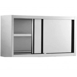 GAMMO stenska omara iz nerjavnega jekla - z drsnimi vrati - 1200x400x670mm
