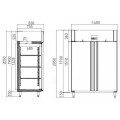 GAMMO 1400 l GN2/1 hladilnik